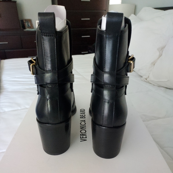 NIB Veronica Beard Sohelia booties, black, 8.5 **Free Shipping** - Picture 8 of 11